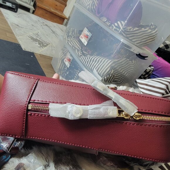 Brand New Henri Bendel Oxblood Bowery Backpack - Picture 2 of 6